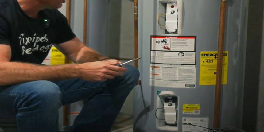 Electric water heater thermostat settings