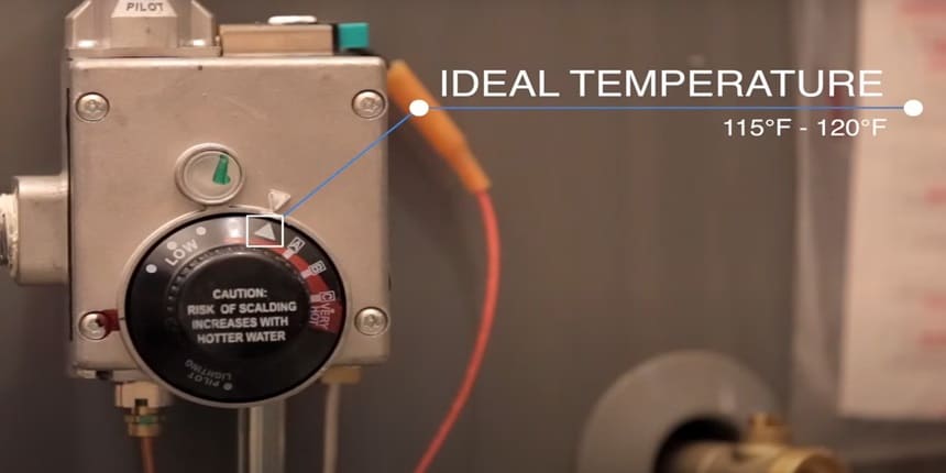 How to adjust temperature on Gas Water Heater