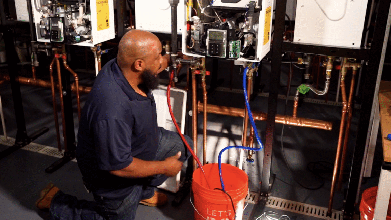 Flushing a Navien Tankless Water Heater With Vinegar