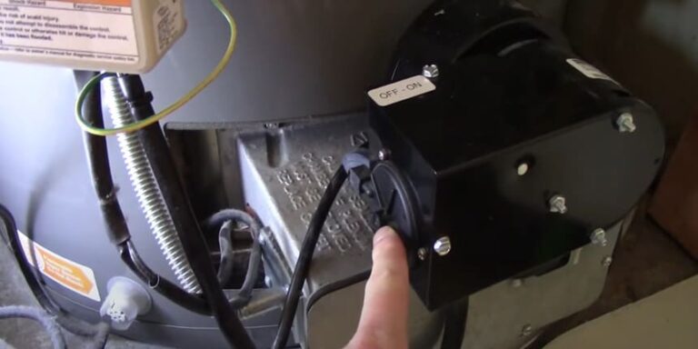 water heater pressure switch failed open