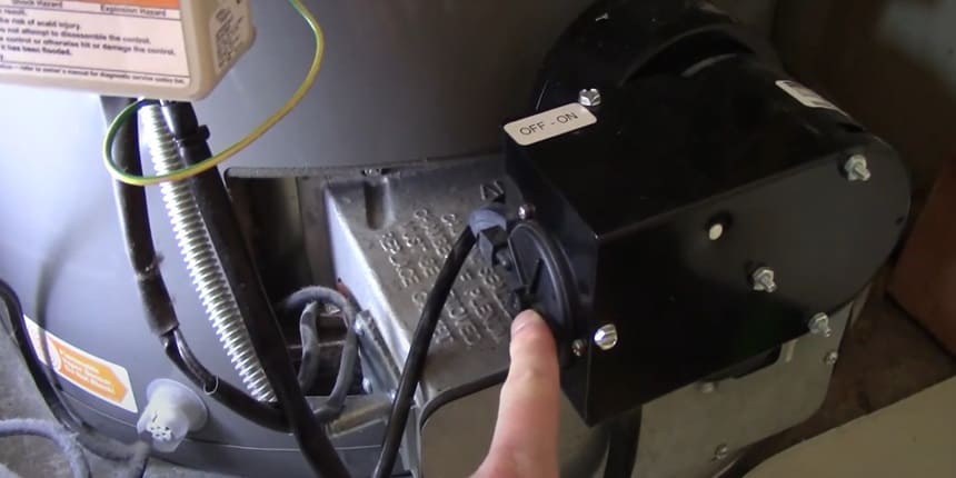 water heater pressure switch failed open