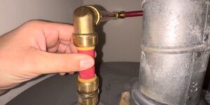 how to connect pex to water heater