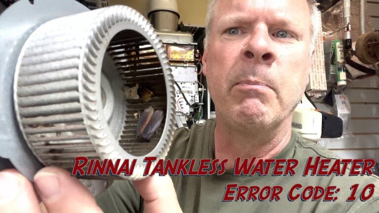Rinnai Water Heater Code 10 Troubleshooting