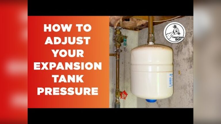 What Pressure Should Expansion Tank Be Set at