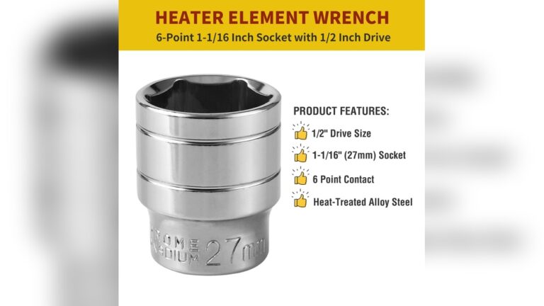 Rv Water Heater Anode Socket Size