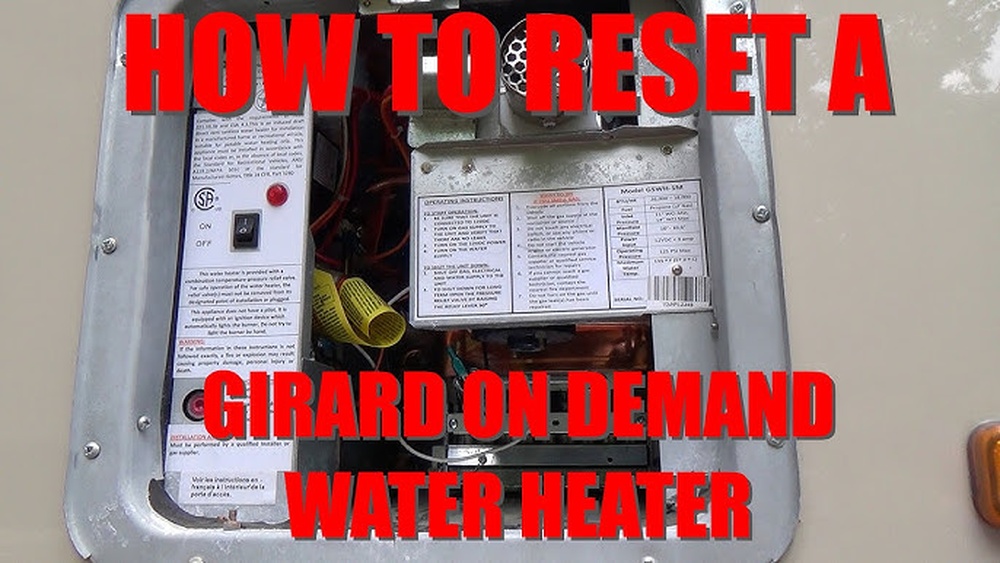 Rv Water Heater Reset Button Not Working