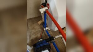 Camper Water Heater Bypass Valve