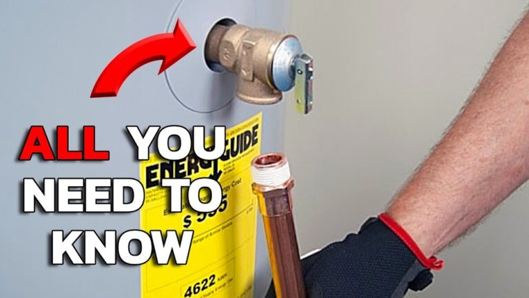 How to Change Water Heater Pressure Relief Valve