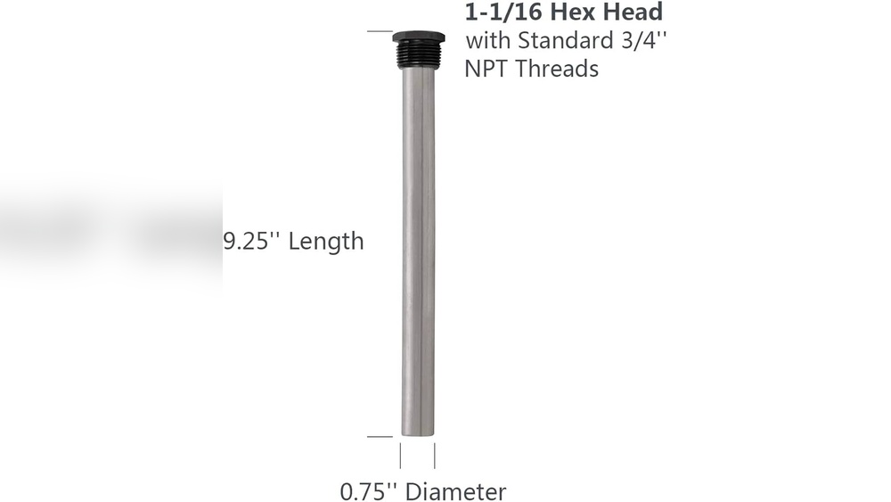 Rv Water Heater Anode Rod Thread Size