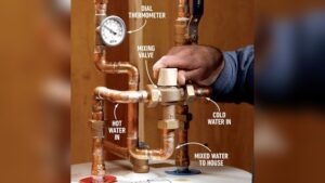 Water Heater Mixing Valve Installation